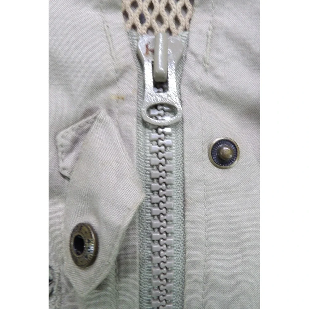 VTG Banana Republic Safari Travel Photojournalist Utility Vest Cotton Medium 90s